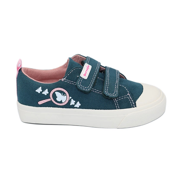 DEMAX Sneakers In Tela Bianche Per Bambino E Bambina - Chiusura In Velcro E Puntale Rinforzato