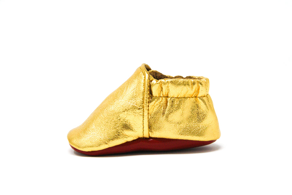 Shop Gold Leather Shoes | Bambino Fine Shoes