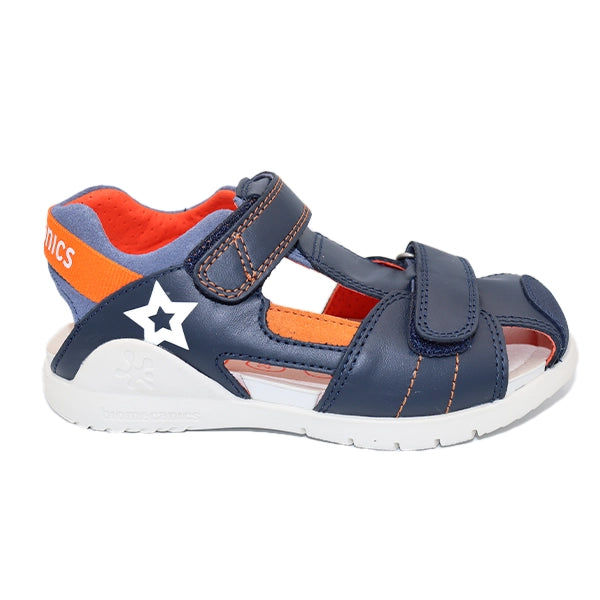 ACTIVE LEATHER SANDALS NAVY