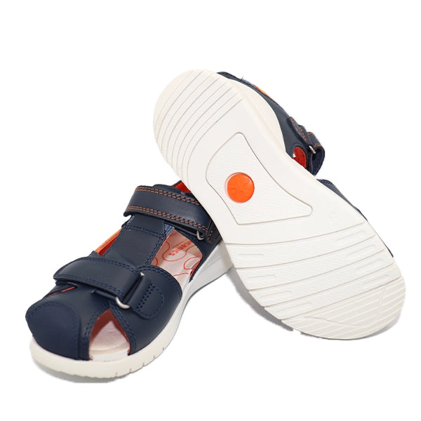 ACTIVE LEATHER SANDALS NAVY