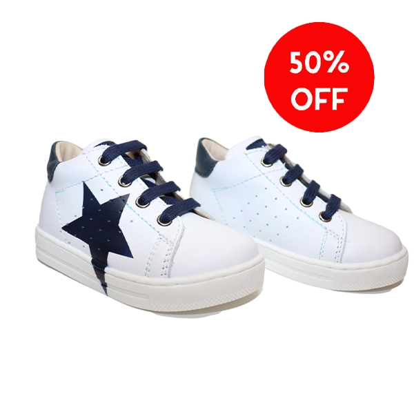 VENUS CALF WHITE NAVY