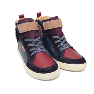 PLAY BACK SCRATCH LEATHER HIGH TOP
