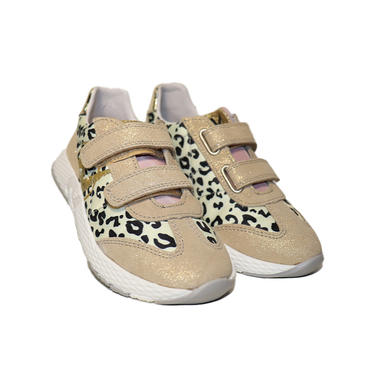 JESKO ANIMAL PRINT TRAINERS