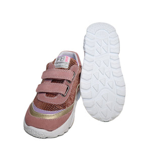 Amantea Patent Paillettes Rose Sneakers