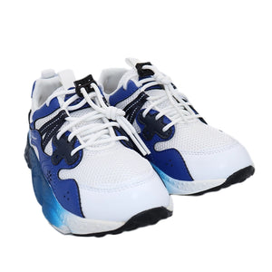 YAMANO 3 WHITE/ BLUE SNEAKERS