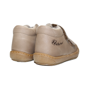 RACOON WAXED CALF TAUPE WITH WOOL