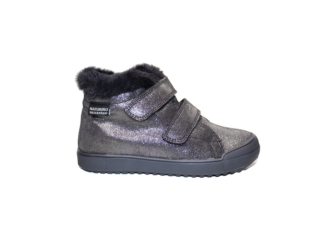 DELLEN SUEDE GLITTER BLACK