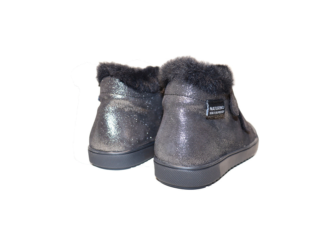 DELLEN SUEDE GLITTER BLACK