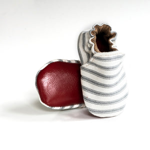 GREY NAUTICAL STRIPES