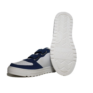 HESS VL SUEDE/CALF AZURE AND WHITE VELCRO